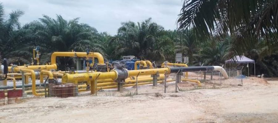 Hydrotest pipeline 6inch Seng  segat langgam - Pekanbaru