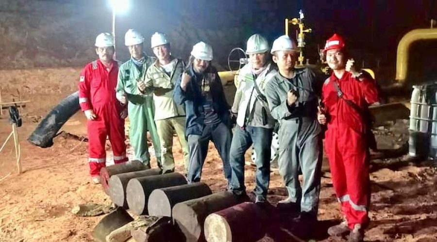 Hydrotest Pipeline 12 inch Pekanbaru