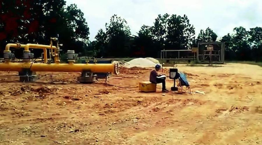 Hydrotest Pipeline 16 inch Pekanbaru